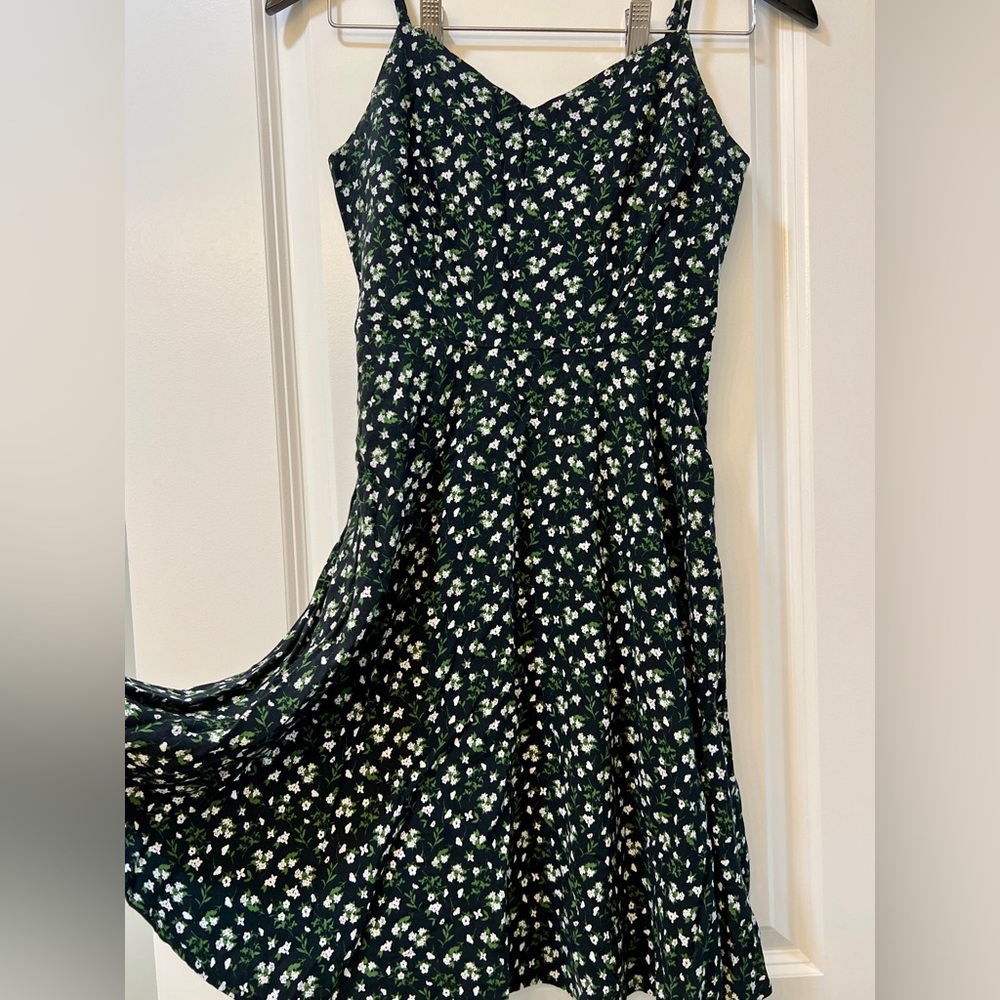 Old Navy Black Floral Dress